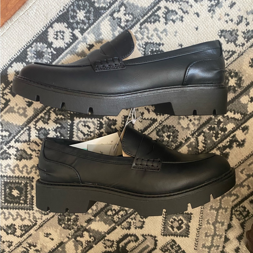 Black loafers for women by A New Day